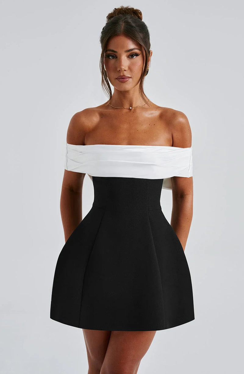 Backless Bow Mini Dress 35