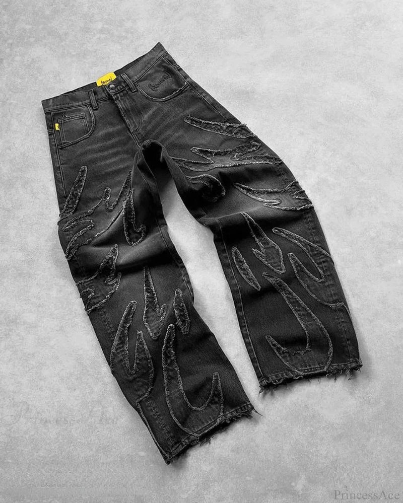 Distressed Gothic Baggy Pant
