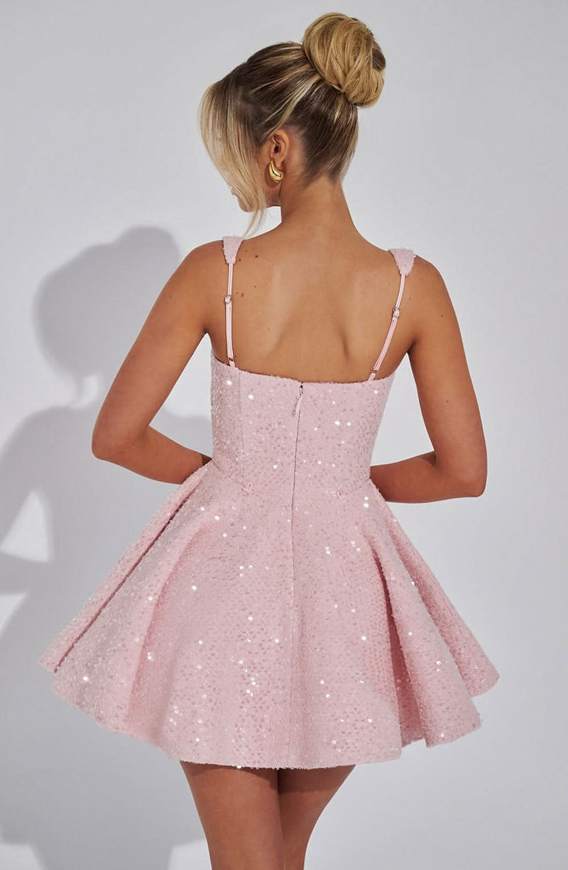 Sandy Bow Mini Dress