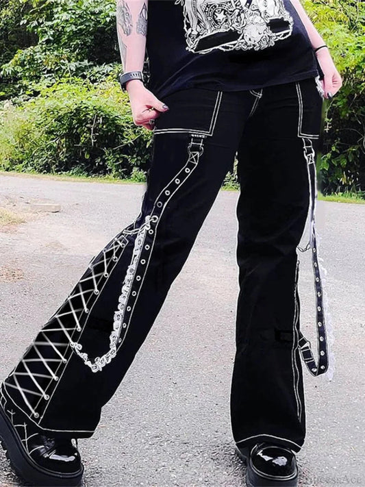 Dress Gothic Denim Rebel Pant