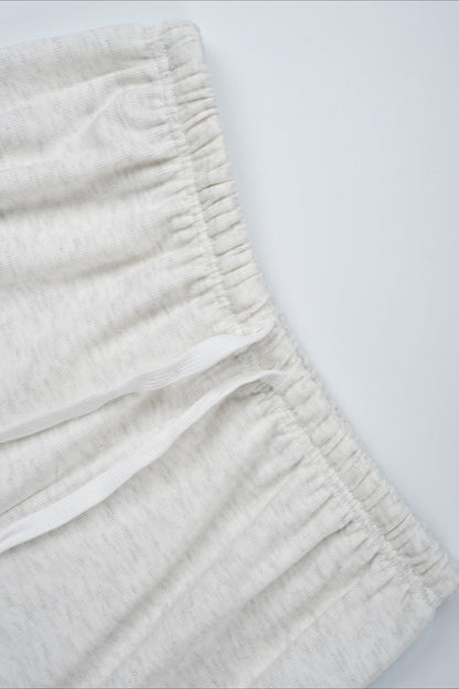Drawstring Waist Knit Pants