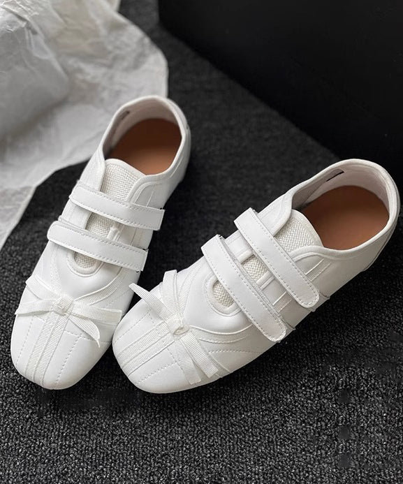 Versatile Splicing Soft Flat Shoes Green Suede
