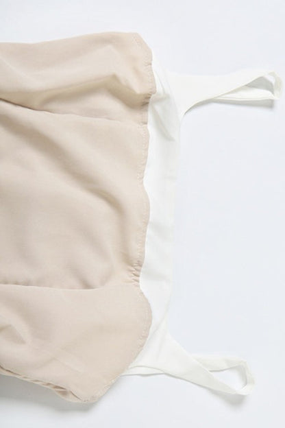 Ruched High Waist Sleeveless Cami Mini Dress