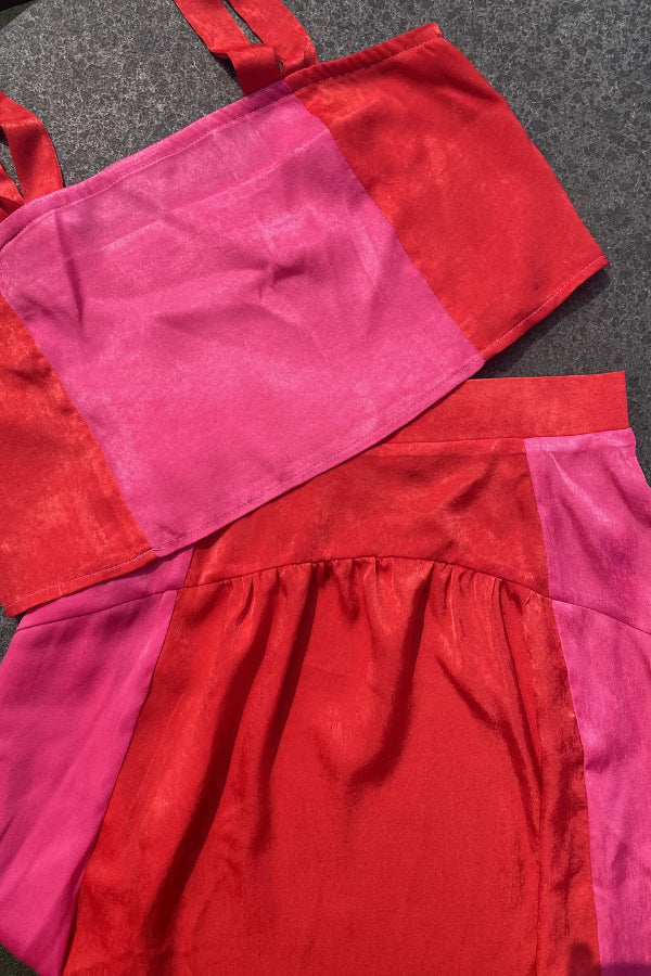 Color Matching Two-piece Set