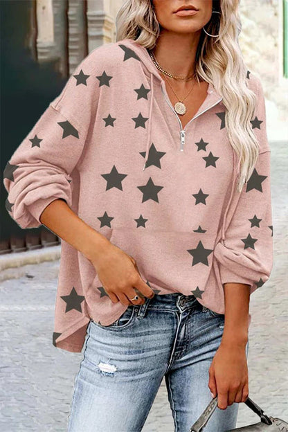 V-neck Star Sweatshirt