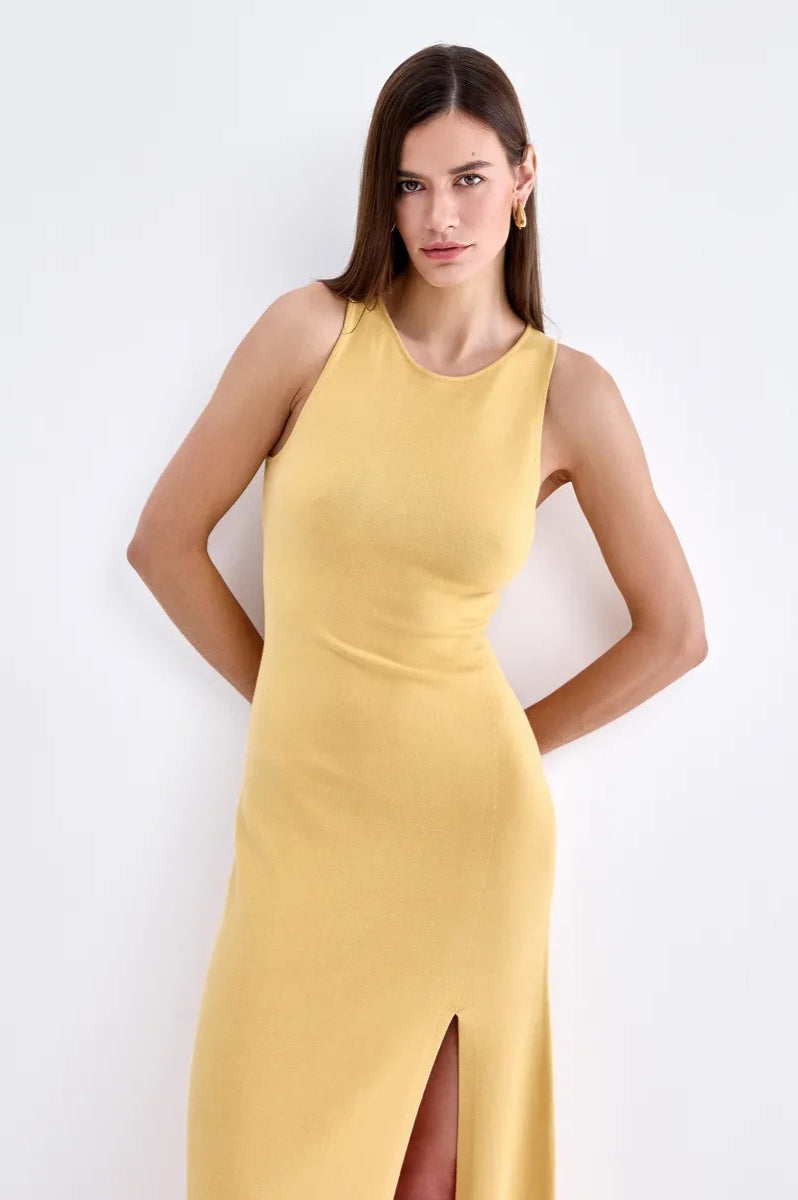 Knit Sleeveless Sweater Dress