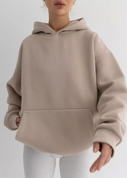 Cozy Long-sleeved Hooded Sweatshirt