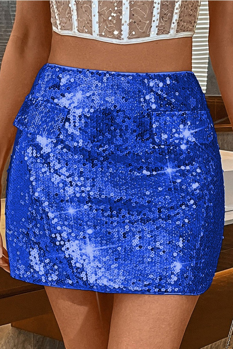 Sequin Bodycon Mini Skirt