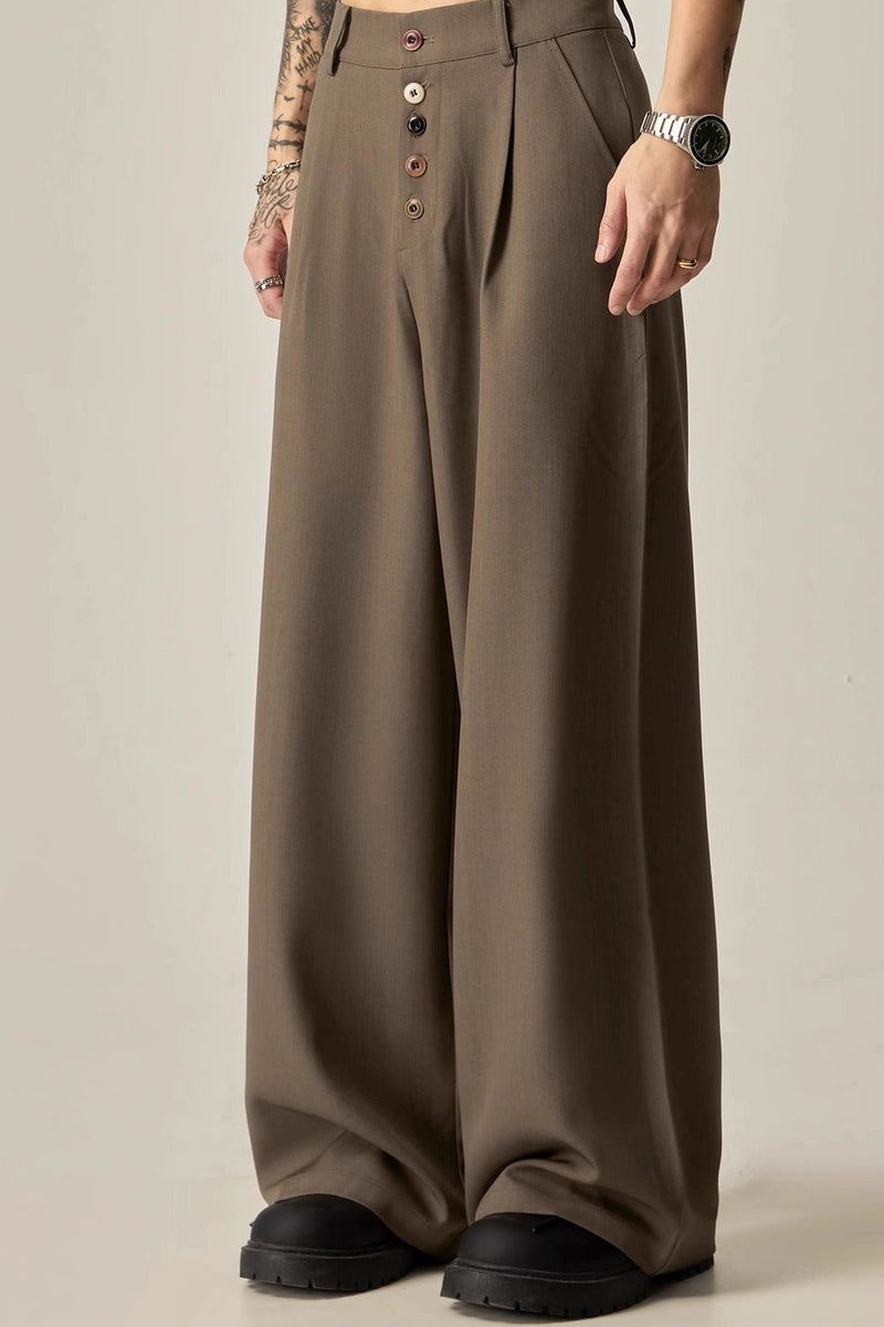 Relaxed Fluid Wide Leg Pants
