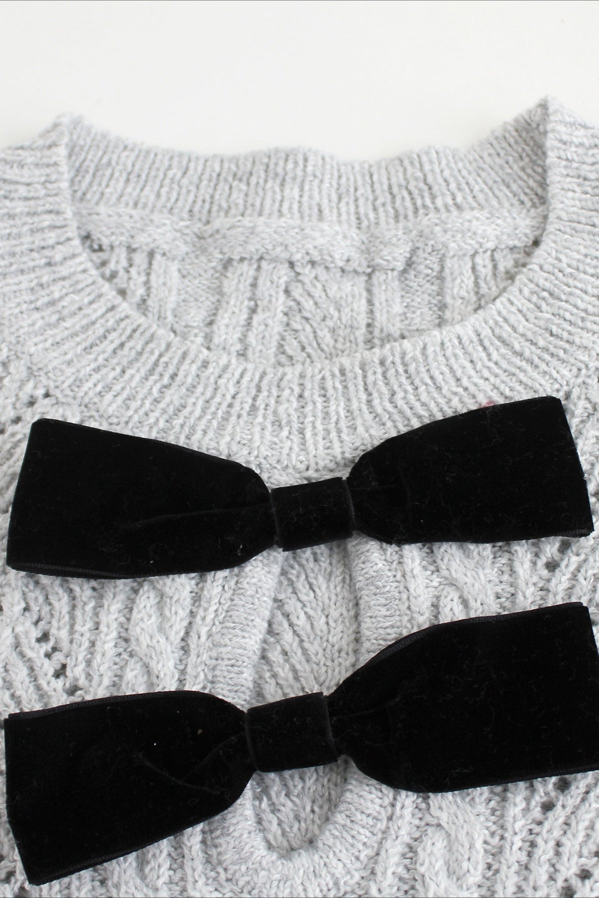 Color Long Sleeve Knit Sweater Dress