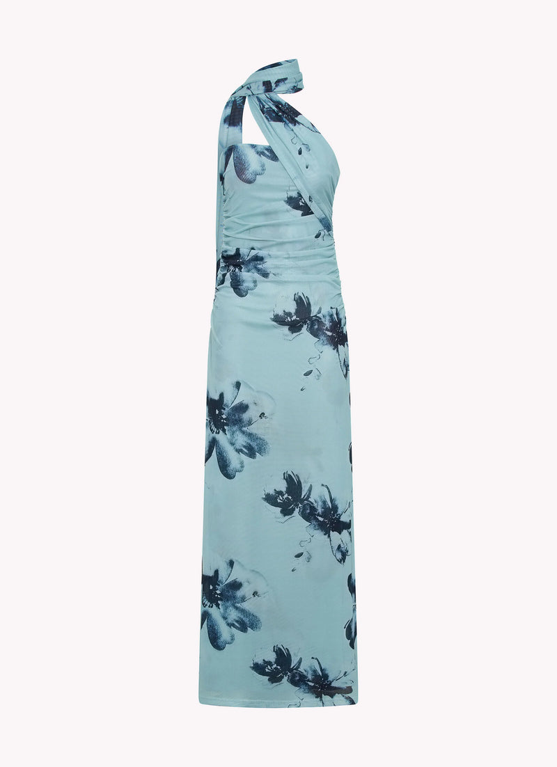 Songbird Maxi Dress - Blue Black