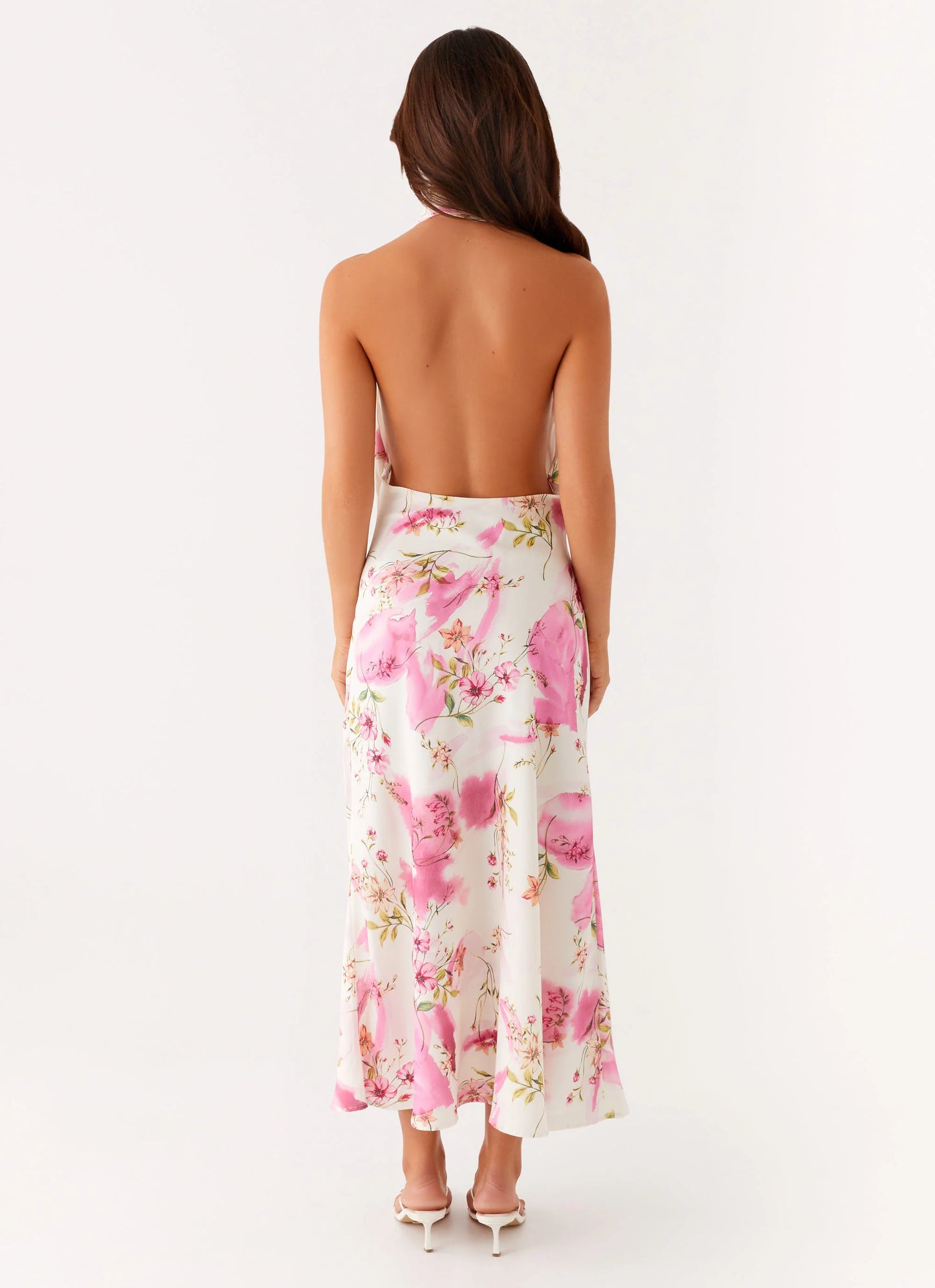 Jensen Midi Dress - Ivory Print