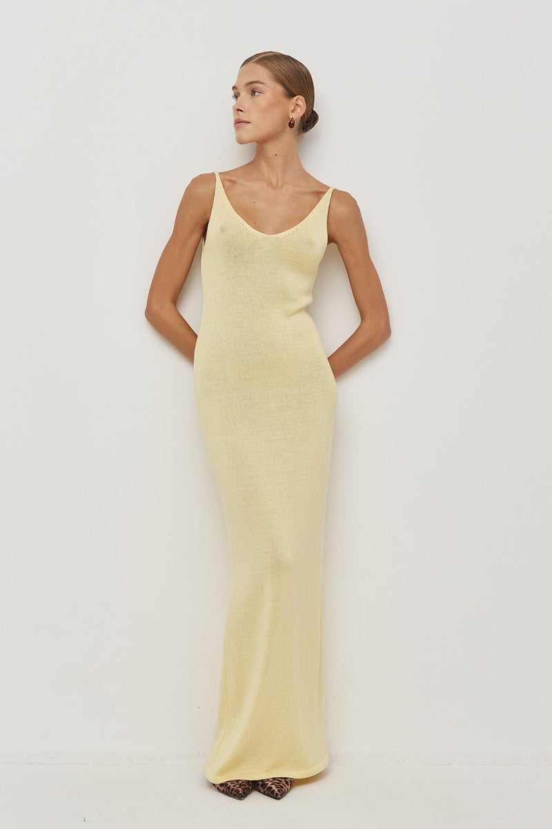 V Neck Cotton Knit Bodycon Two Piece Set