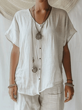 Women's Casual Loose Patchwork Shirt