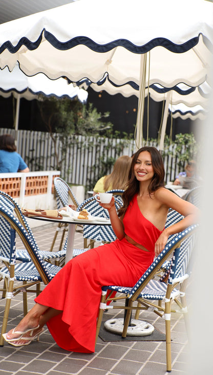 Sophia Maxi Dress (red)