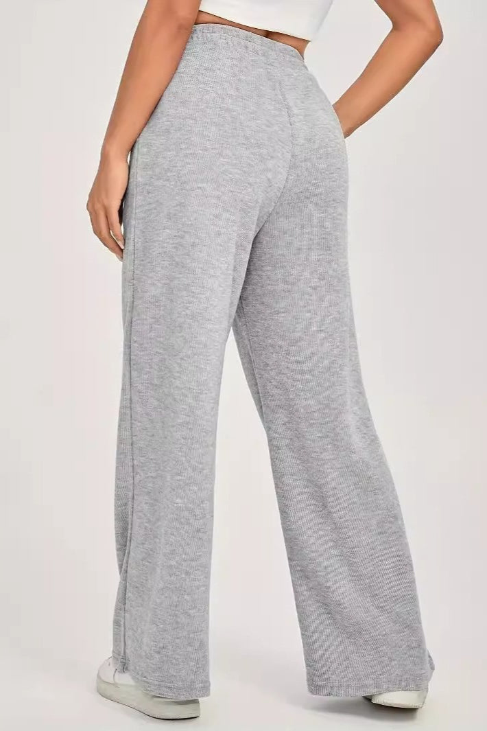 Minimalist High Waist Knit Pants