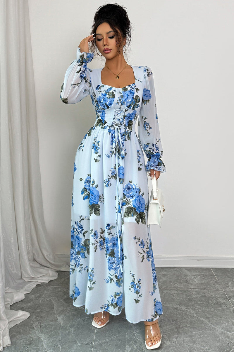 Simple Long Sleeve Maxi Dress