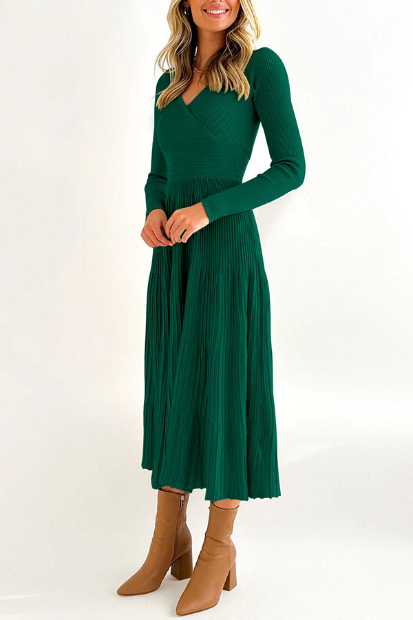 Irregular Color Wool Knit Skirt Knitted Skirt