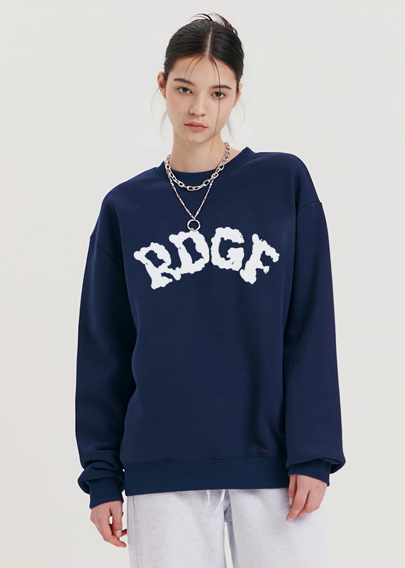 Rdgf Cloud Graphic Oversized Sweatshirt