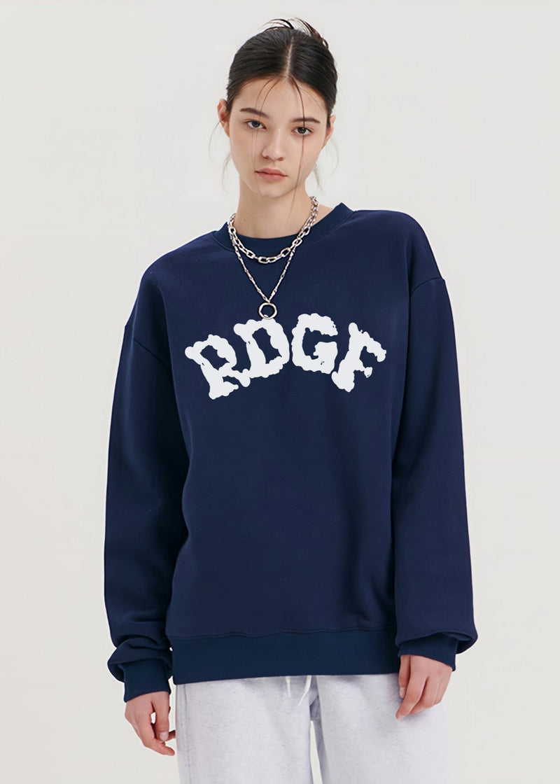 Rdgf Cloud Graphic Oversized Sweatshirt