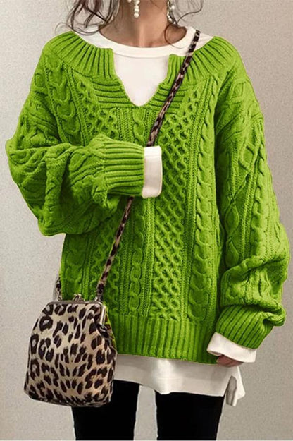 Pattern Knit Sweater