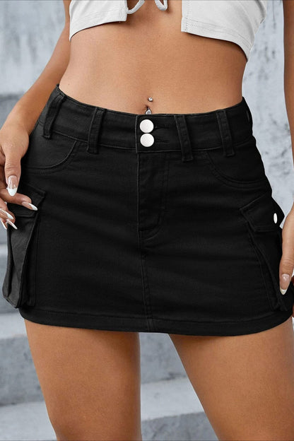 Street Style Low-waist Bodycon Skirt