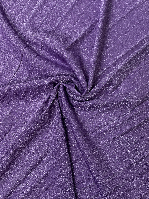 Long Sleeves Wrap Belted Pleated Color Split-side V-neck Evening Dresses Maxi Dresses