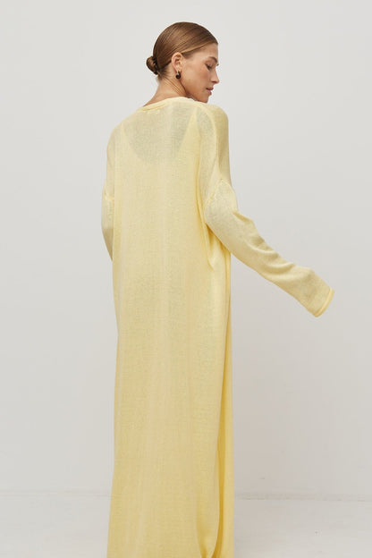 V Neck Cotton Knit Bodycon Two Piece Set