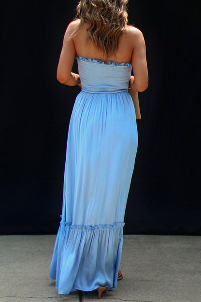 Sameera Smocked Tiered Maxi Dress