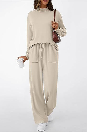 Pocketed Drawstring Two Piece Set
