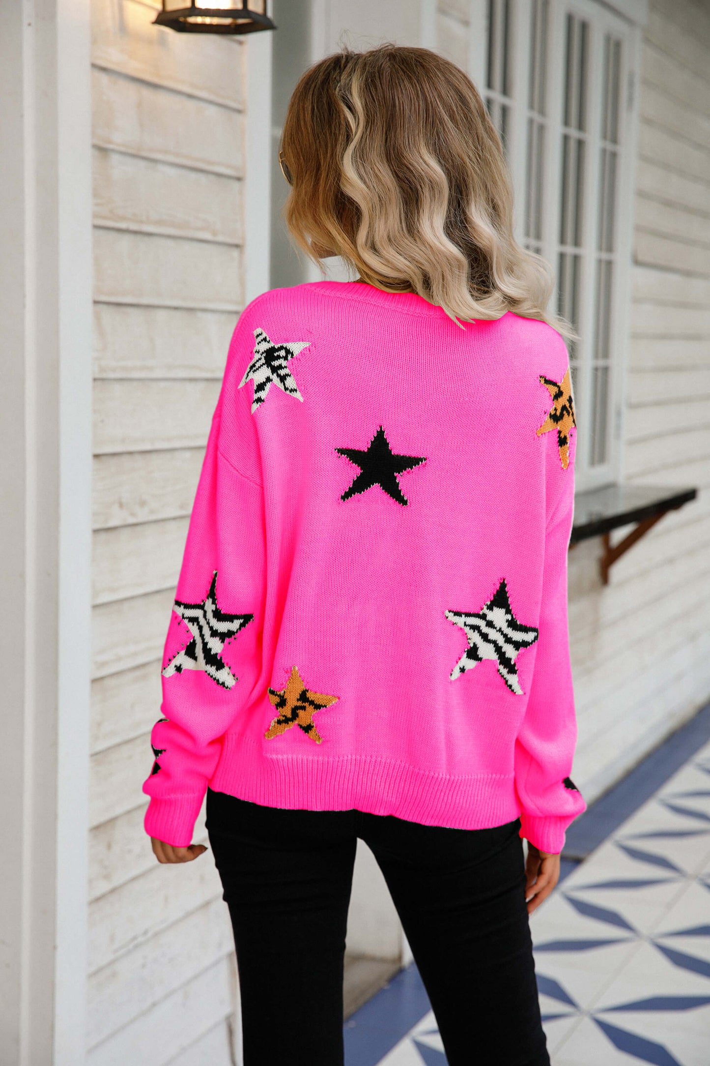 Wearing Like Star Pullover Sweater