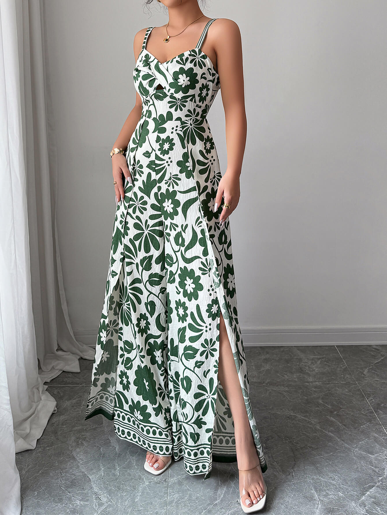 Bliss Escape Jumpsuit - Green