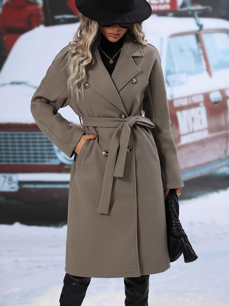 Stroll Along Pocketed Coat