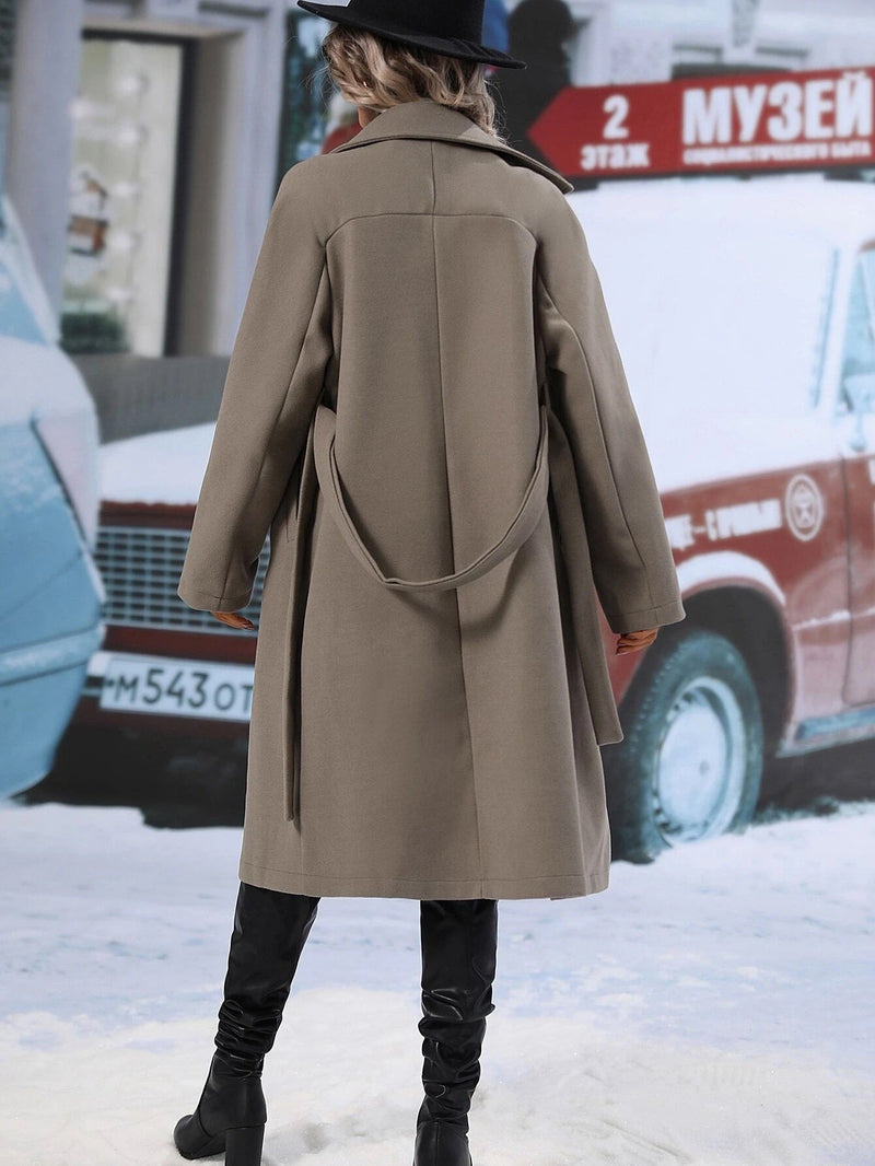 Stroll Along Pocketed Coat