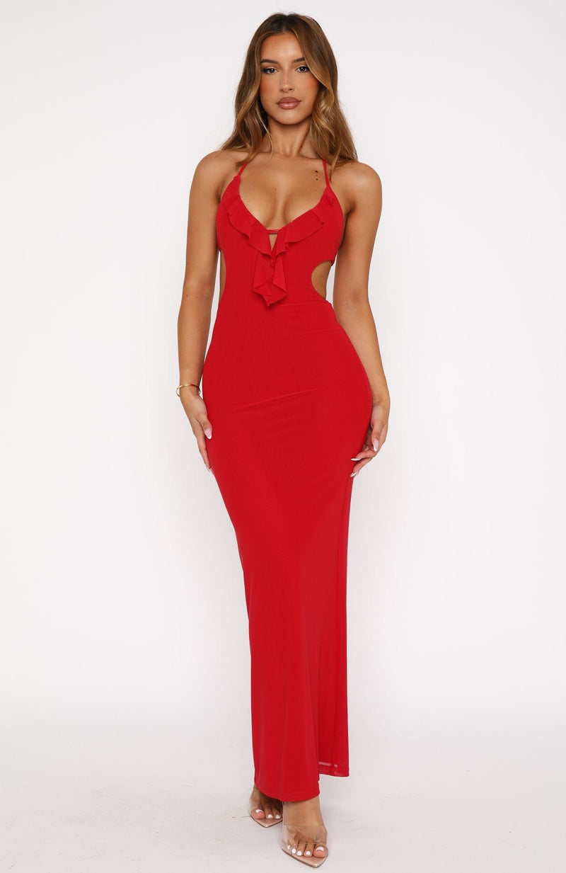 Zerina Ruffle Maxi Dress