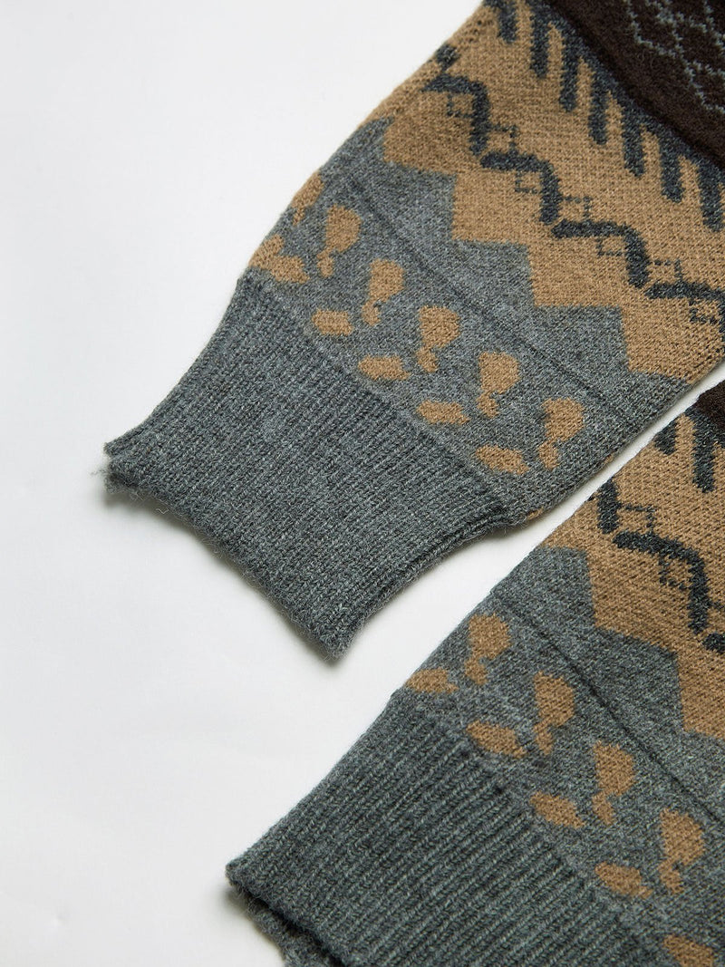 Oversize Jacquard Sweater