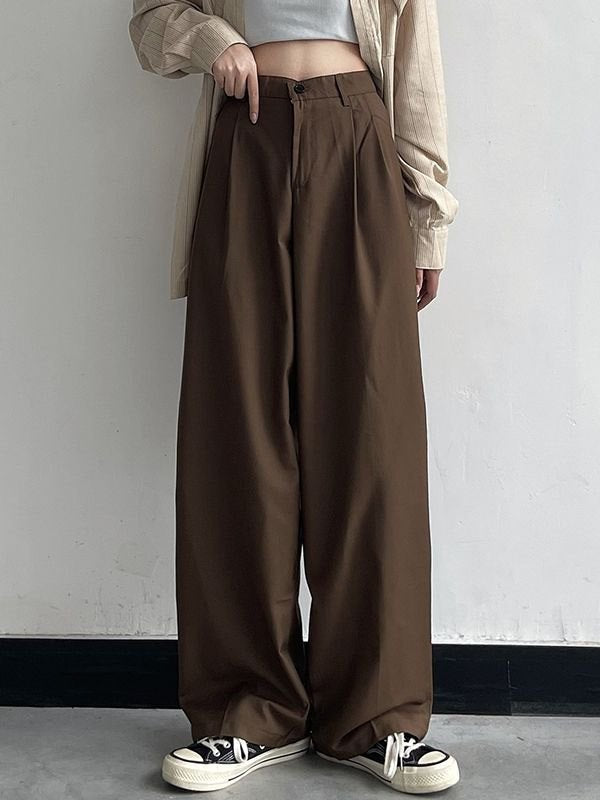 Classic Straight Cut Tailored Pants