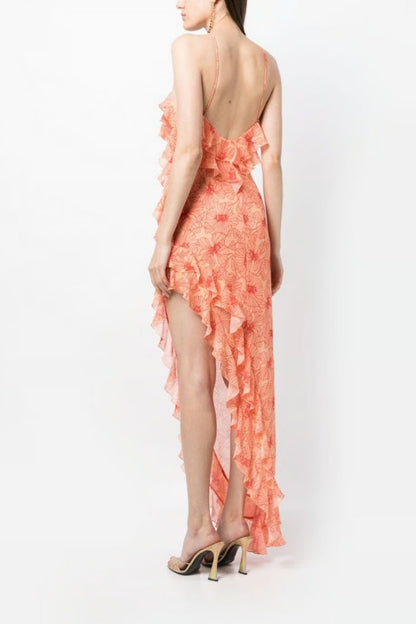 Tranquilla Ruffled Midi Dress