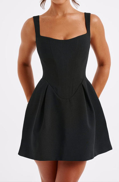 Juliana Mini Dress-black