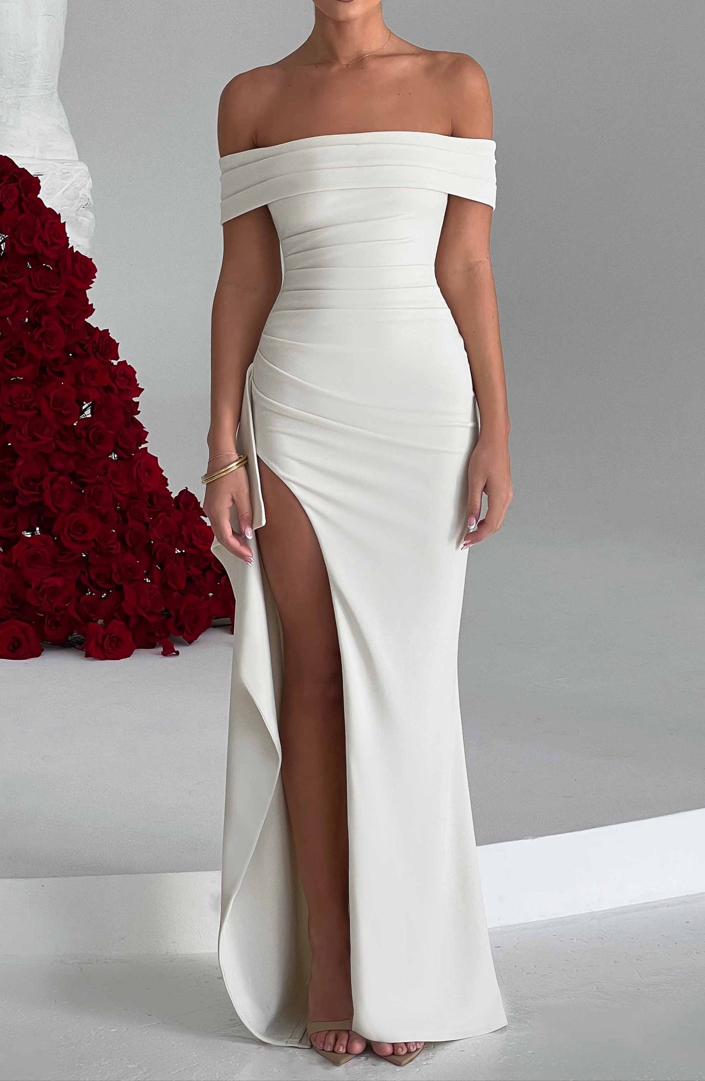 Juana Maxi Dress-ivory