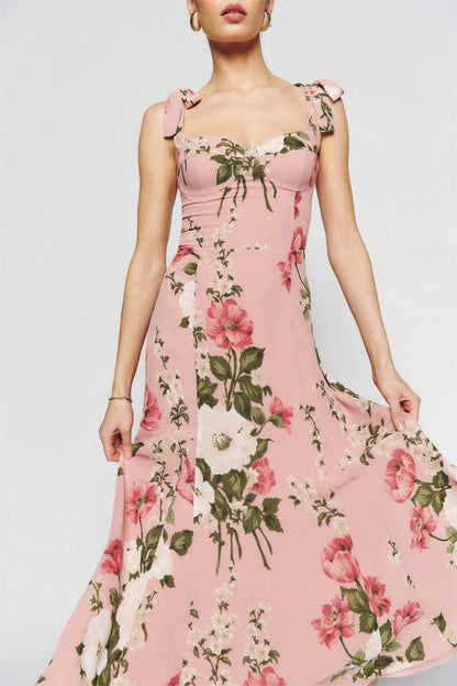Sleeveless Cami Slim Midi Dress