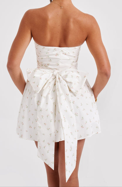Julia Mini Dress-white