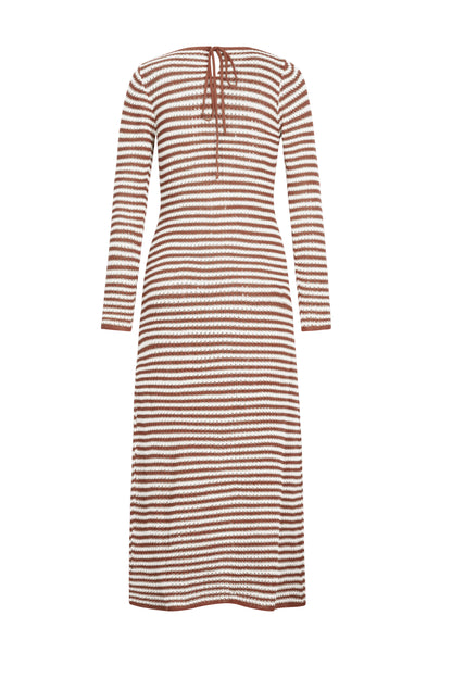 Relax My Way Stripe Sweater Maxi Dress