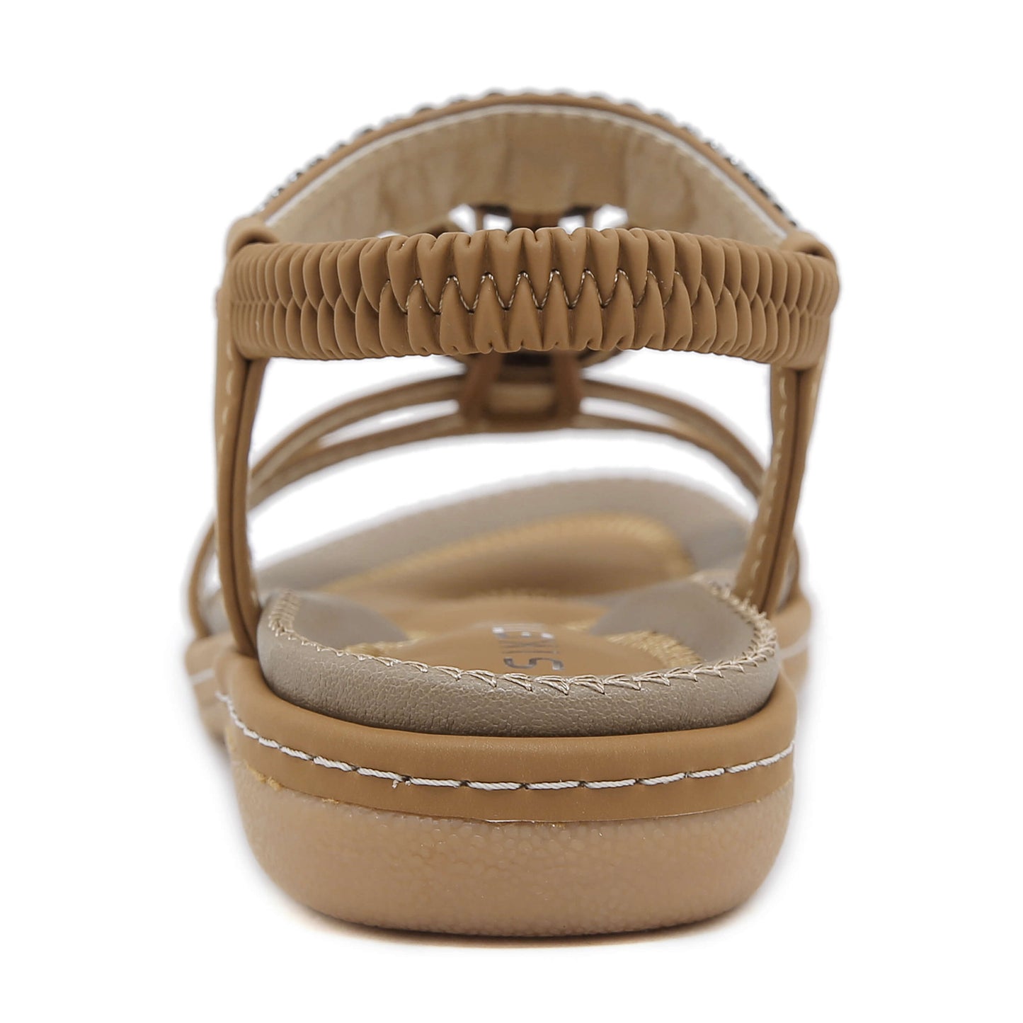 Siketu | Meralda Braided Sequins Cushioned Sandal