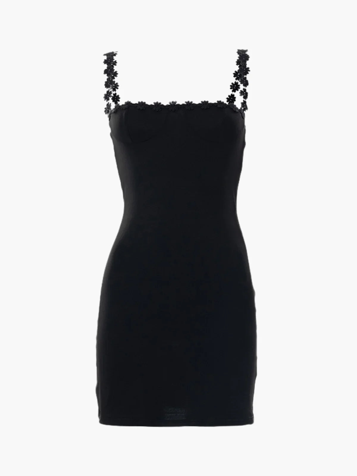 Strap Fitted Mini Dress