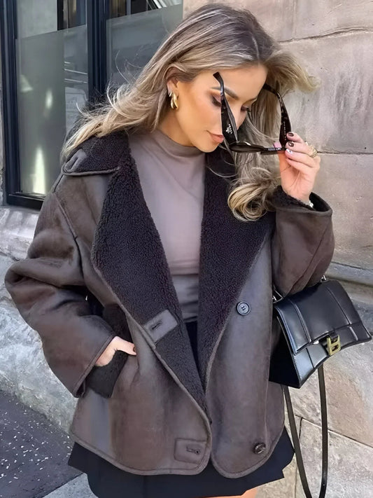 Metro Faux Shearling Coat