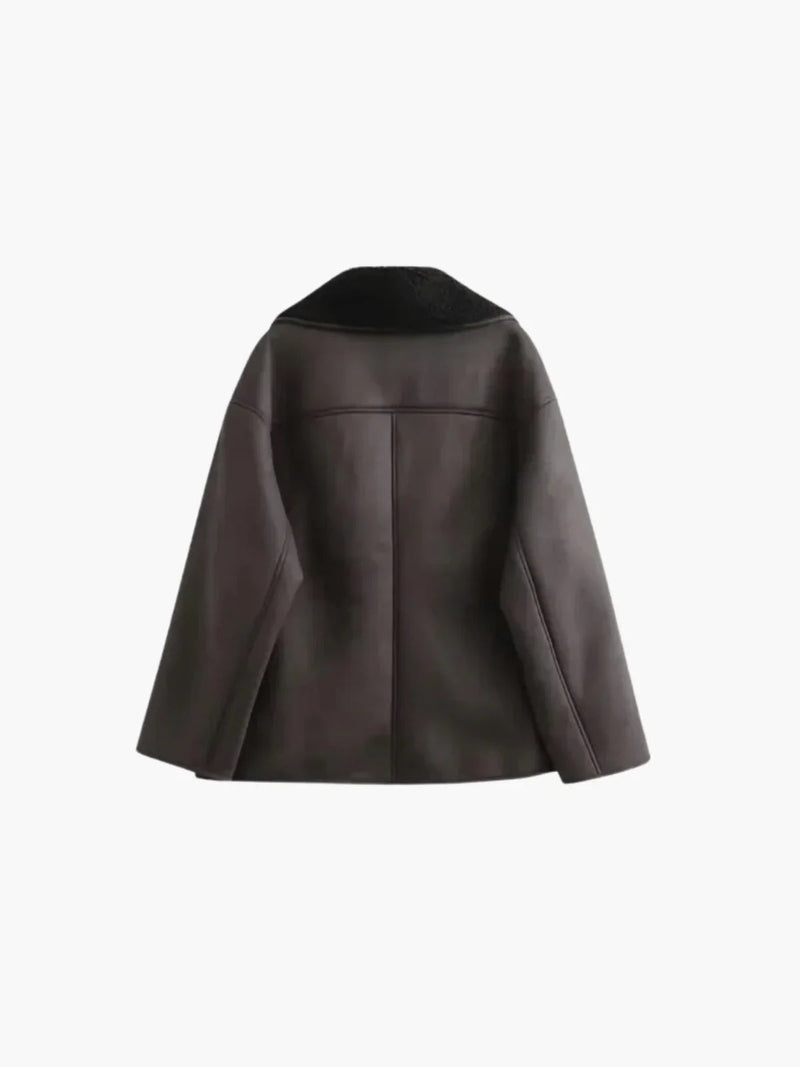 Metro Faux Shearling Coat