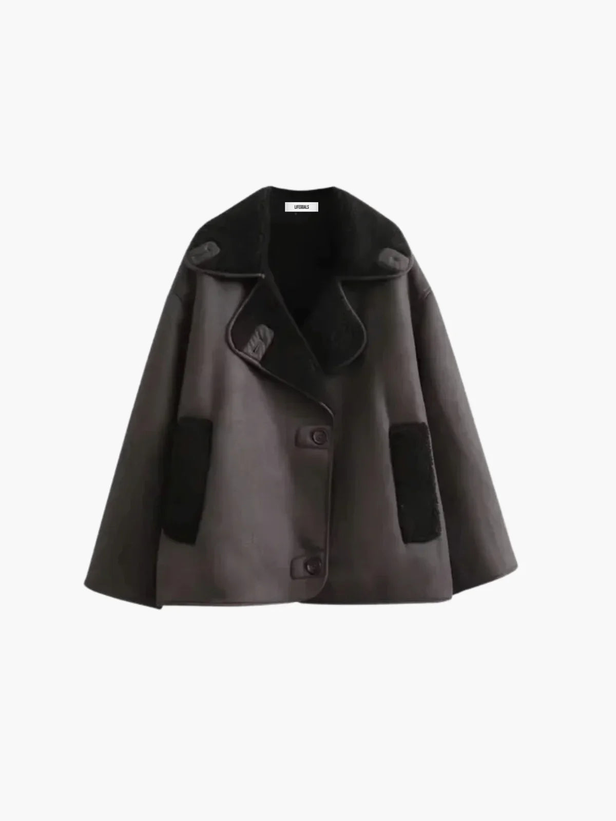 Metro Faux Shearling Coat