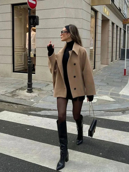 Classic Sand-tone Trench Coat