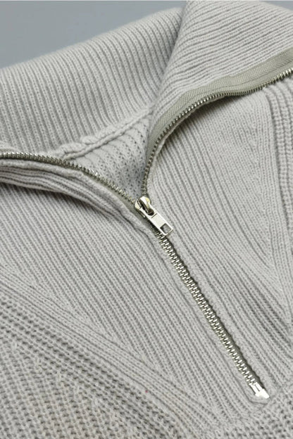 Loose Fit V-neck Knit Sweater
